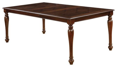 Wooden Dining Table, Brown Finish - Traditional - Dining Tables - By ... regarding Styling Your Space The Versatile Homestyles Arts & Crafts Dining Table